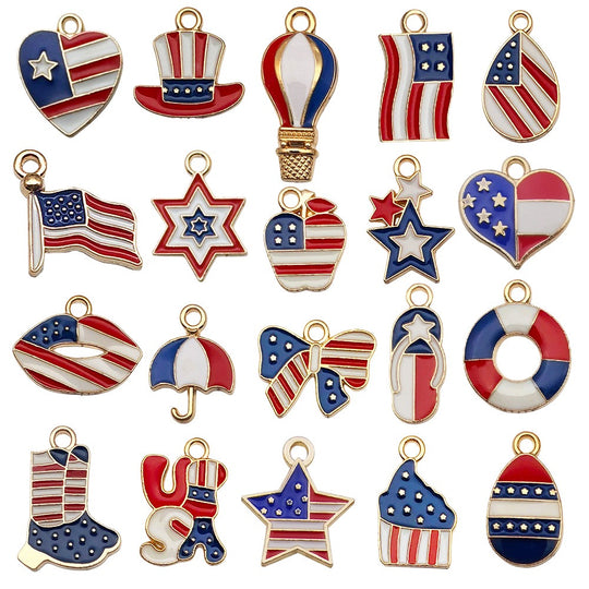 (Buy 1 Get 1) USA Flag Pendants