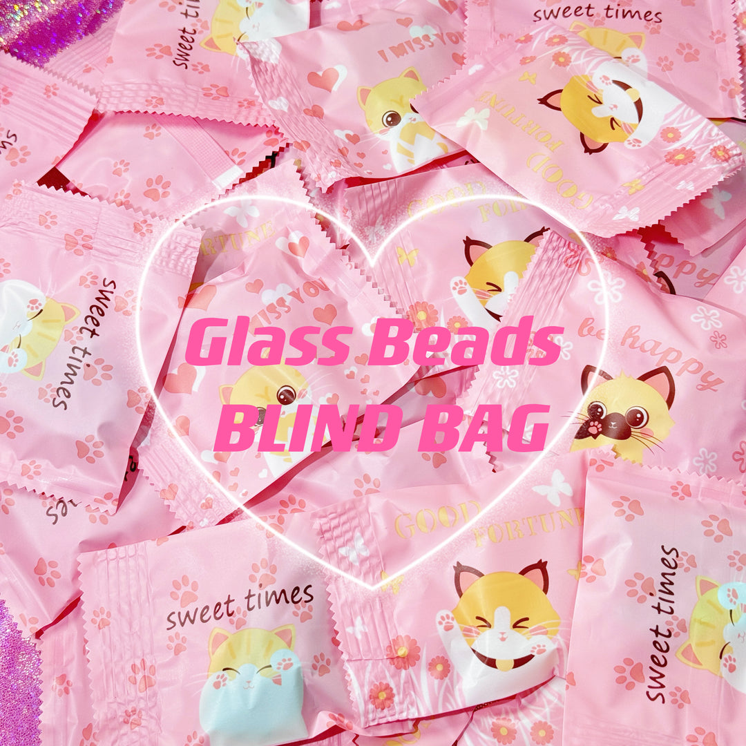 (Buy 1 Get 1) Diy Glass Beads Lucky Bags-Open in live