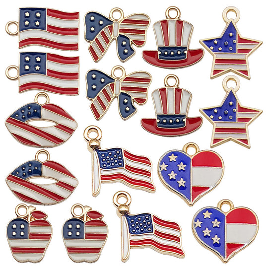 (Buy 1 Get 1) USA Flag Pendants