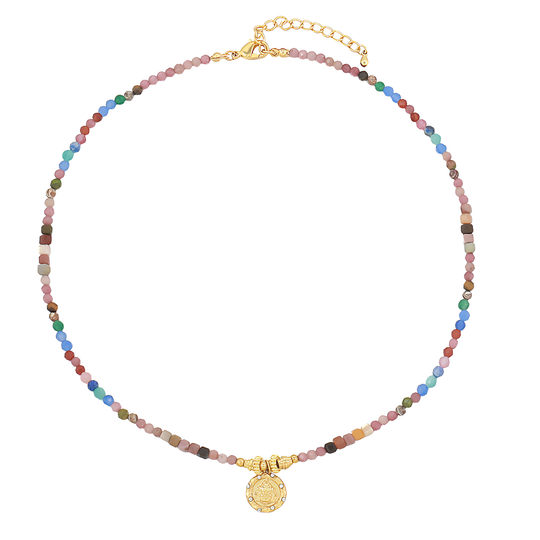 Colorful Natural Stone Necklace