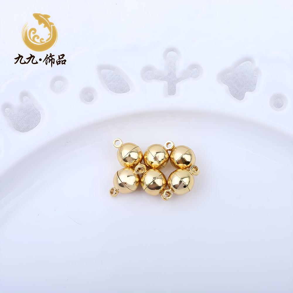 18k gold-plated magnetic clasps