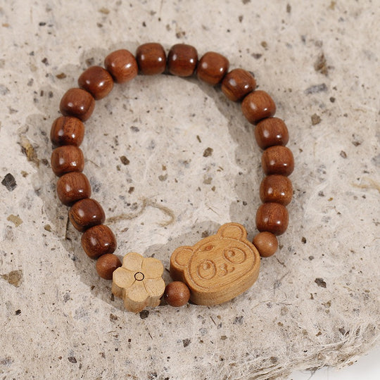 Wooden Panda Head 🐼
