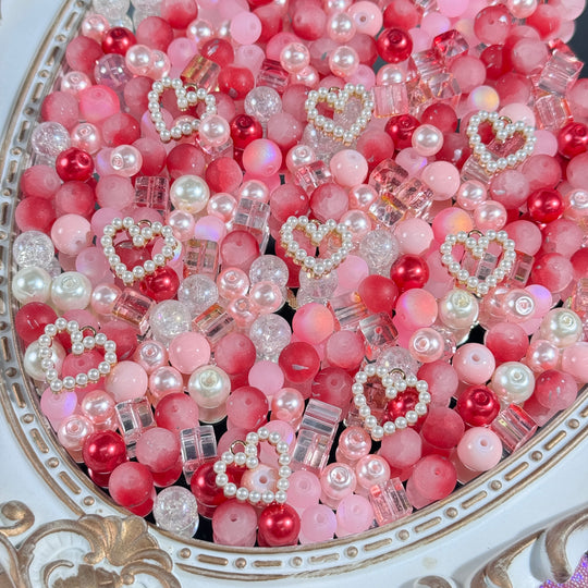 Heart Bloom ❤️ (8-10mm glass beads)