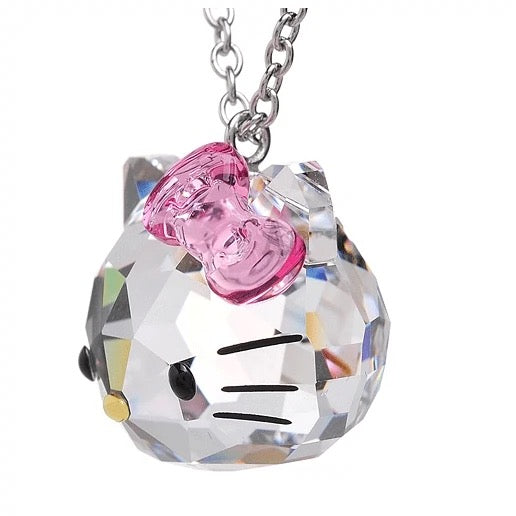 K9 Crystal Kitty Head Pendant