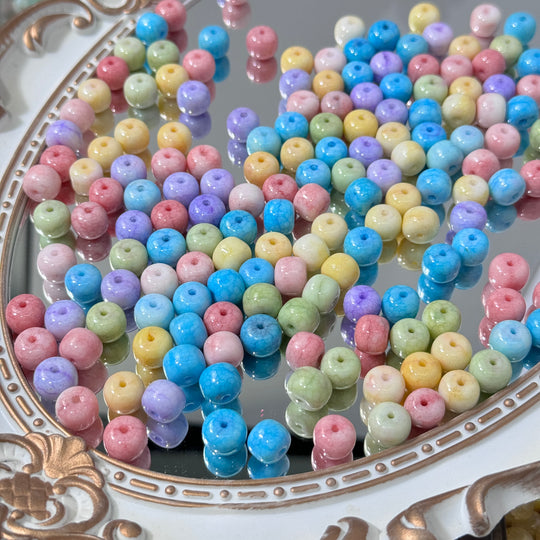 Rainbow Barrel Beads(10mm/high quality)