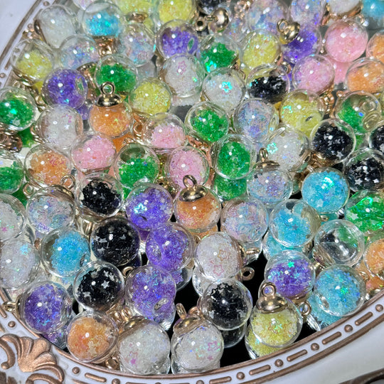 Snowglobe Pendants Luxury Mix