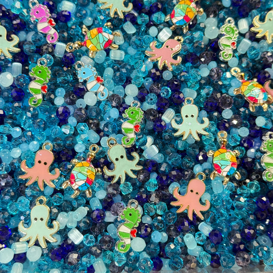 (New) Deep Blue Sea ((high-quality diamomd crystal 4mm)
