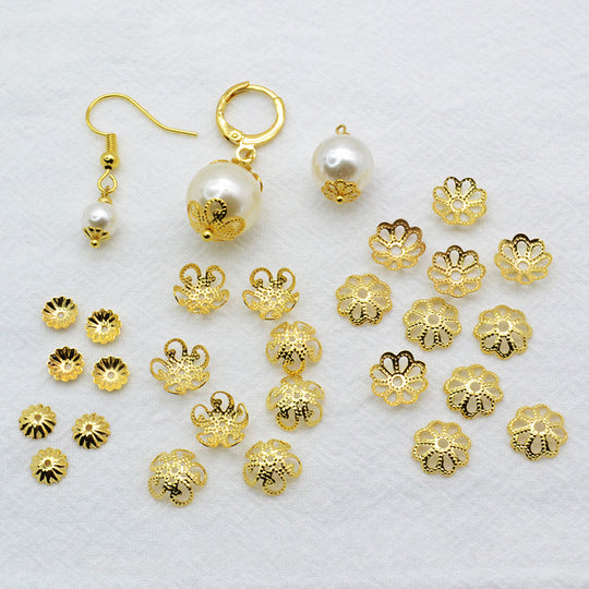 DIYジュエリーアクセサリー用フラワーキャップ(8mm) A01