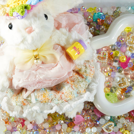 Sugar Bunny Bliss🍬（High-quality K9 Crystal Beads Mix)