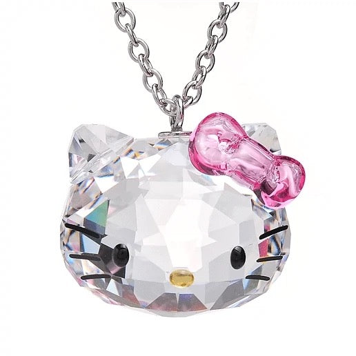 K9 Crystal Kitty Head Pendant