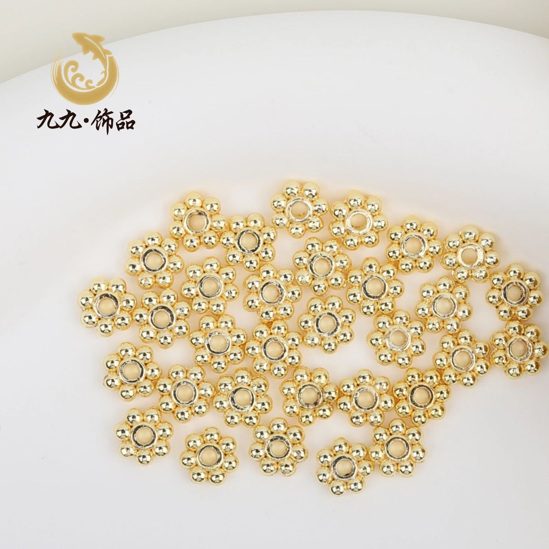 18K gold-plated Snowflake Spacer