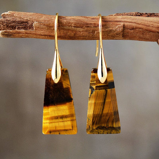 Geometric Pendant Earrings