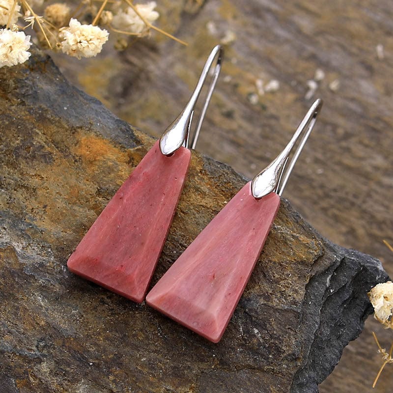 Geometric Pendant Earrings