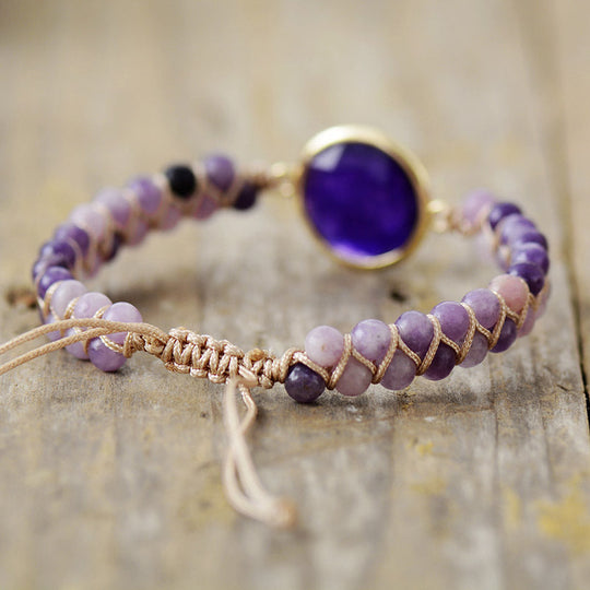 Emperor Stone Double-layer Handwoven Bracelet