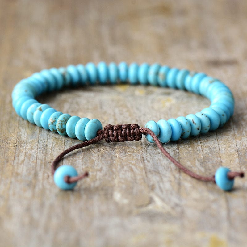 Handcrafted Beaded Bracelet with Natural Stones