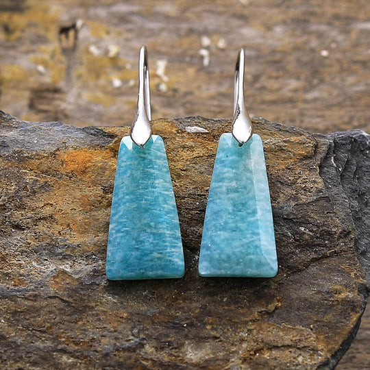 Geometric Pendant Earrings