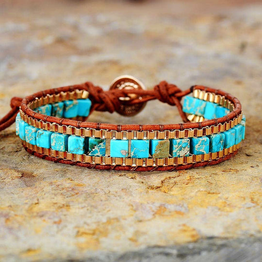 Emperor Stone Woven Bracelet