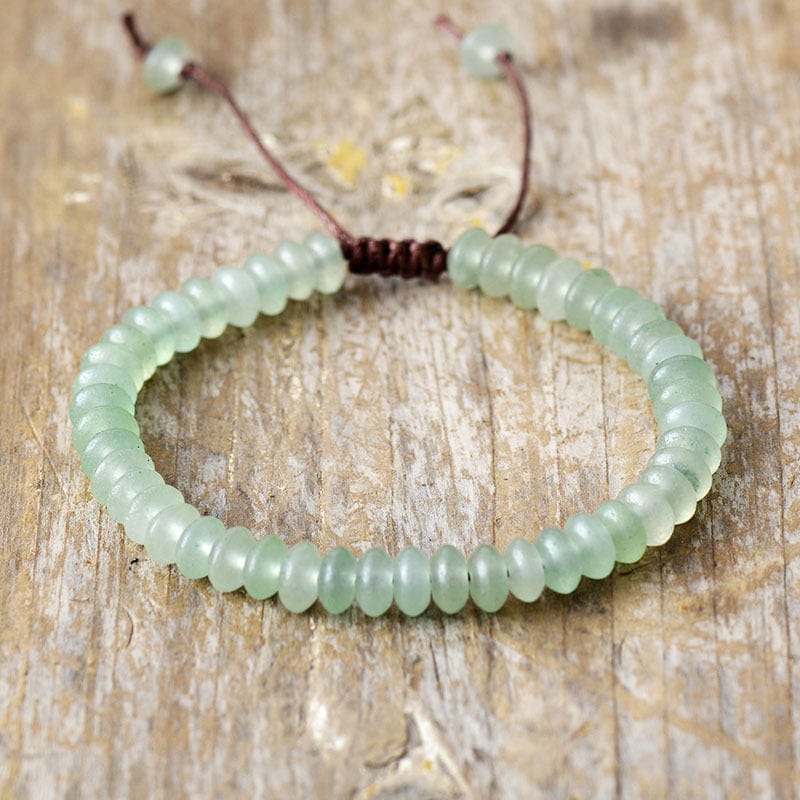 Handcrafted Beaded Bracelet with Natural Stones