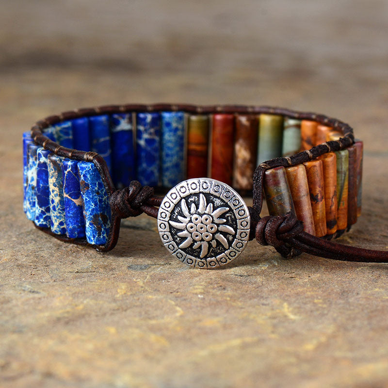 Emperor Stone Handwoven Bracelet