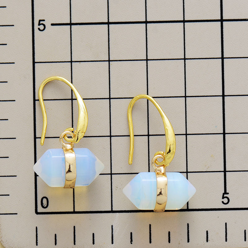 Geometric Natural Stone Earrings