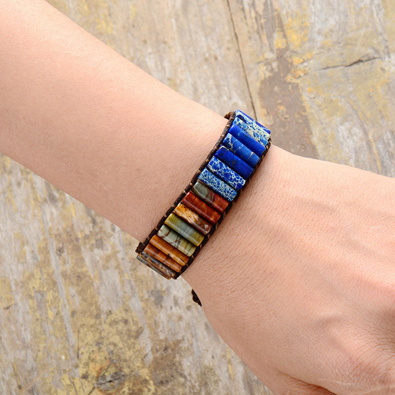 Emperor Stone Handwoven Bracelet