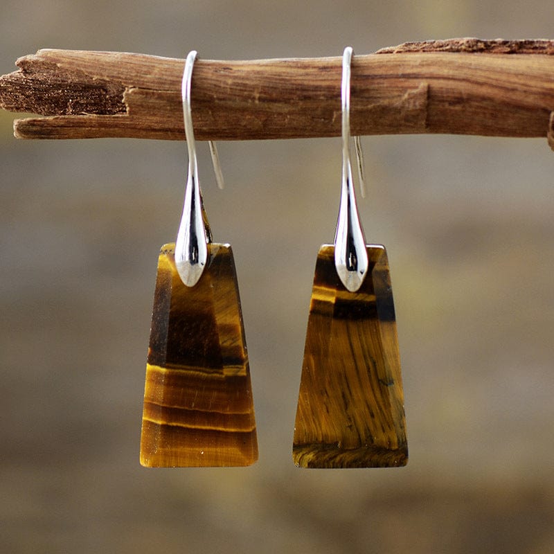 Geometric Pendant Earrings