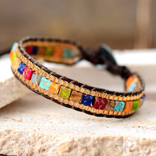 Emperor Stone Woven Bracelet