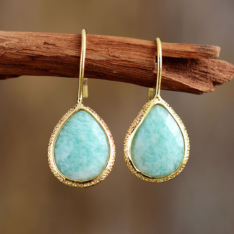 Riverstone Pendant Earrings