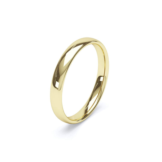 HELIOS — Regular Court Wedding Band in 18k Yellow Gold