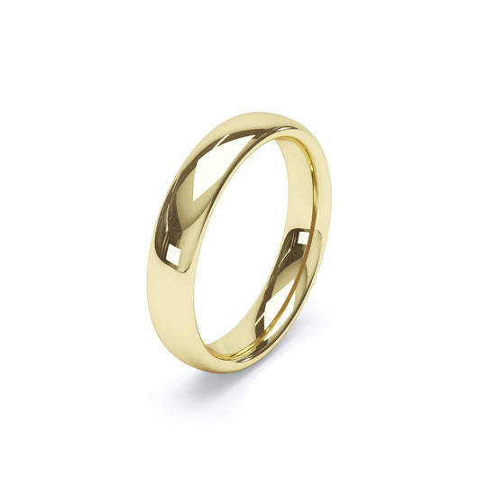 HELIOS — Regular Court Wedding Band in 18k Yellow Gold