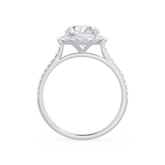 MAGNOLIA - Elongated Cushion Lab Diamond Platinum Halo