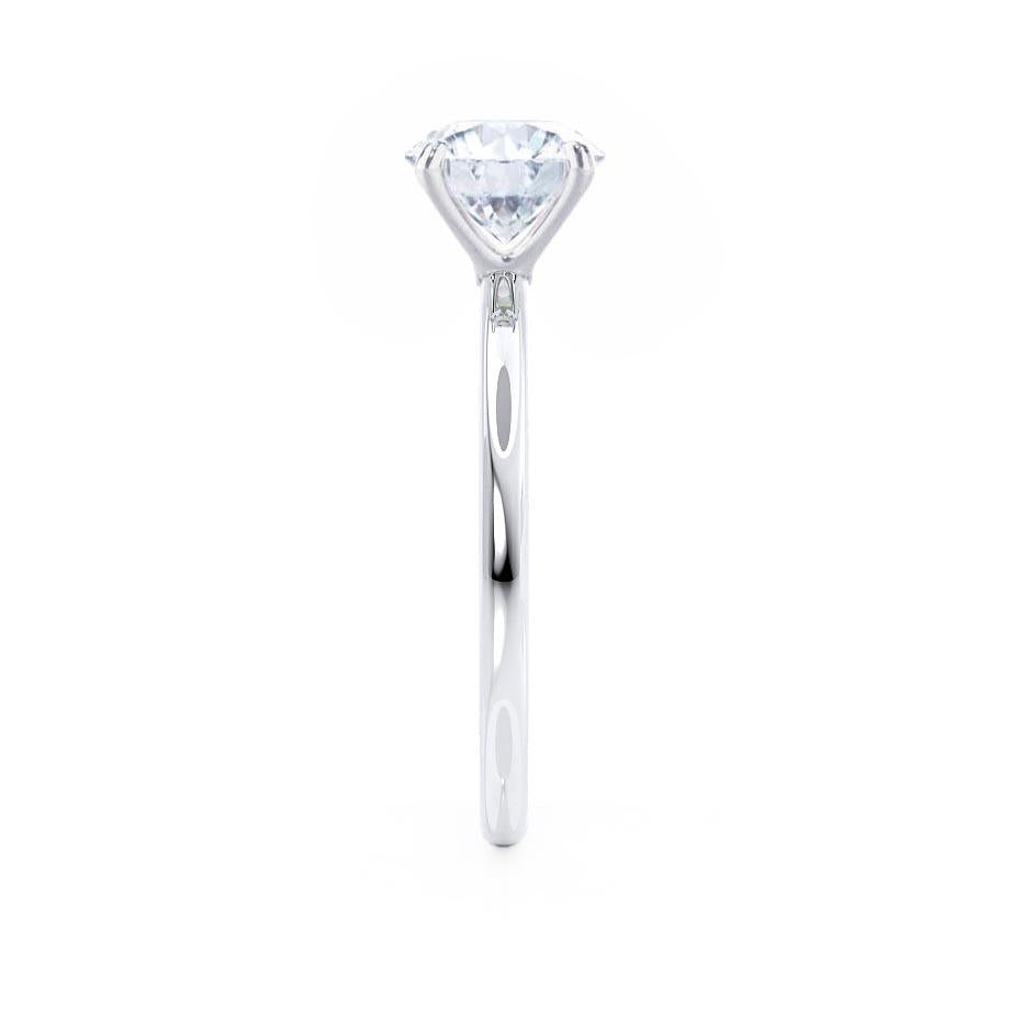 ORCHID - Radiant Natural Diamond Platinum Solitaire