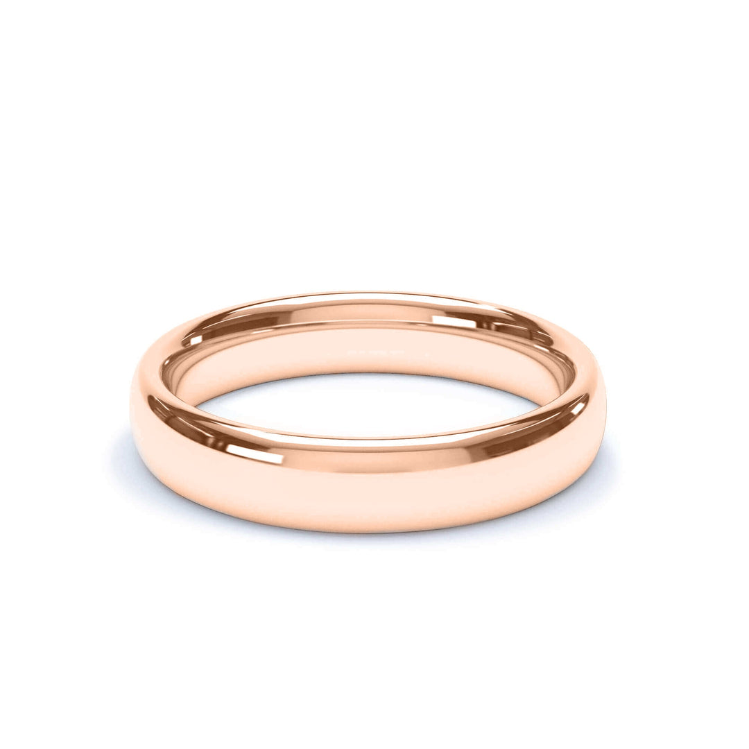 HELIOS — Regular Court Wedding Band in 18k Rose Gold