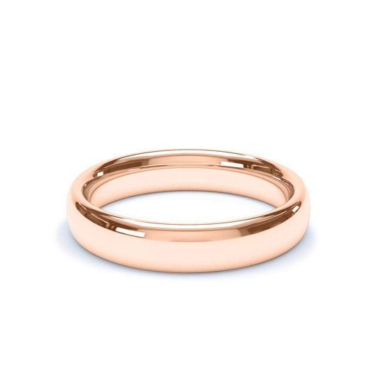 HELIOS — Regular Court Wedding Band in 18k Rose Gold