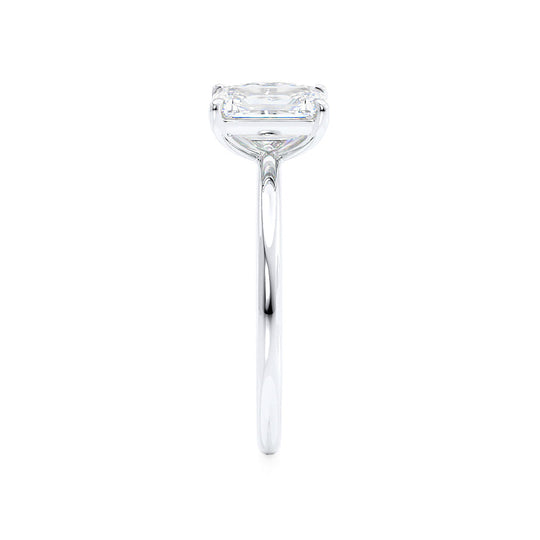 TWINFLOWER - Toi Et Moi Lab Diamond Emerald & Pear Cut Ring 950 Platinum