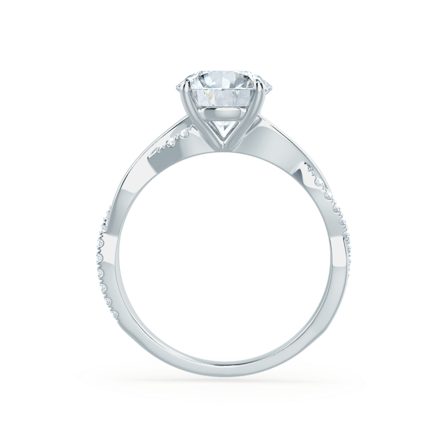 WISTERIA - Lab Diamond 18k White Gold Vine Solitaire